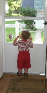 Big brother Jake waits for Rousseau so we can leave 